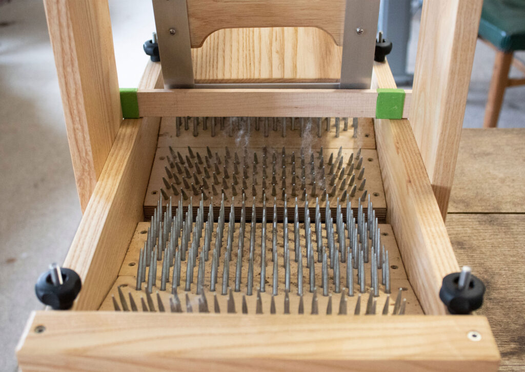 The Woolshed Diaries Working With Our Wool pickers Spinning Earth Wool